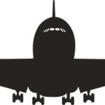 30 cm Uçak Folyo Sticker