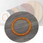 30" Masif Ahşap Döner Tabla - Yemek Masası ve Mutfak için Ağır Hizmet Tipi Döner Tepsi - Büyük Yuvarlak Servis Tabağı (Gri Meşe, 70 cm) - Ev Eğlencesi için İdeal