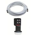 30 Metre Uydu Kablosu Dörtlü Çıkış Çanak Uydu 4k Full Hd 3d Lnb F Konnektör 4 Lü Quad Lnb LNB