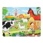 30 Parça Puzzle: Çiftlik Hayvanları