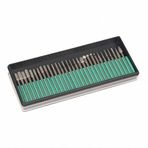 30 parçalı set elmas taşlama aletleri [3.15 mm] Diamant freze taşlama pimi Dremel, Proxxon için.