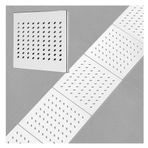 30 x 30 cm Lineer Duş Drenajı, Kare Izgaralı Paslanmaz Çelik Yer Sifonu Mutfak ve Banyo için Yaprak ve Enkazdan Tıkanıklığı Önler - 1 Adet