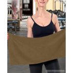 30 x 85 cm Fitness Havlusu, Spor Havlusu, Sporcu Havlusu, Antreman Havlusu, Gym Havlusu - Bej