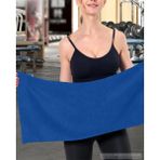 30 x 85 cm Fitness Havlusu, Spor Havlusu, Sporcu Havlusu, Antreman Havlusu, Gym Havlusu - Lacivert