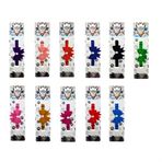 300-00015 Jooys Kadife Zilli Kurdeleli Kedi Boyun Tasması Karışık Renk