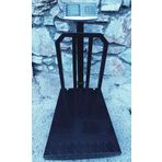 300 Kg-50X40 Cm-1.Kalite Terazi-Bariyerli-Sarjli-Katlanir Kantar-2 Yil Garantili
