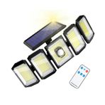 300 Led Güneş Enerjili 3 Mod Kumandalı 3 Metre Kablolu Kaliteli Sensörlü Solar Sokak Lambası 1