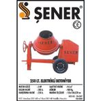 300 LT. ELEKTRİKLİ BETONYER 220V - 380V