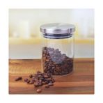 300 ml Vakumlu Metal Kapaklı Borosilikat Cam Kavanoz (8.5CM*10CM) 1 Adet - 0 Siyah - Option-1