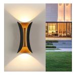 3000K Gün Işığı Ledli, 10 Watt Modern Tasarım Aplik, Bahçe, Balkon, Teras, Salon Apliği, Led Aplik