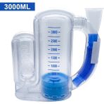 3000ML Tarzı Solunum Eğitmeni Hayati Kapasite Egzersizi Üç Top Metre Spirometri Eğitmeni Fonksiyonu Solunum Egzersizi (Yurt Dışından) - Renkli - Standart
