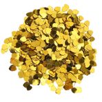 3000pcs Kalp şekilli Konfeti, Sevgililer Günü Düğün W Doğum Günü Bebek Duş Dekorasyonları Sergileri Sergi Parça Dekorasyon Malzemeleri Parti Gümüş (GOLD)