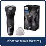 3000X Serisi Tıraş Makinesi, Islak ve Kuru Kullanım, Hassas Düzeltici, Beyaz - Seçenek 1