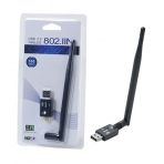 300Mbps Wireless USB Wi-Fi Adaptör Dongle 5Dbi Anten Network Lan