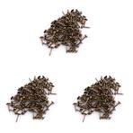 300pcs Vintage Döşemelik çivileri, Mobilya çivileri P Oor Dekoratif Saplama Antika Döşemeler Bronz Metal Etiketler Tacks