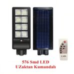 300W Solar Sokak Lambası - Solar Armatür - Güneş Enerjili Bahçe Lambası Uzaktan Kumandalı Ct4642