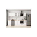 300X210 Cm Klasik Mebran Mutfak Dolabı Beyaz Beyaz M-E90S45S45-3 Mebran | Beyaz - Mdf