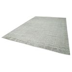 300x419 cm Fas Gri Geometrik Yün El Dokuma Modern Geometrik Etnik Eskitme Desenli Boho Oturma Odası Salon Yolluk Koridor Mutfak Halısı