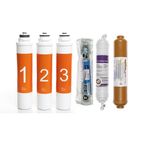 3021 Sulook Waterlife Su Arıtma Cihazı Uyumlu Tak-Çevir 6'lı Filtre Seti, Lg Membranlı