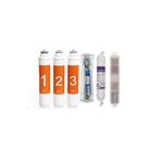 3032 Sulook Waterlife Su Arıtma Cihazı Uyumlu Tak-Çevir 6'lı Filtre Seti, 10 Aşamalı, Lg Membranlı