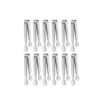 304 Çelik 12 Adet Mini Silver 11 cm. Buz Ve Şeker Maşası cin624by-12