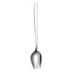 304 Çelik Silver Çatallı Kaşık Sofra Salata Meyve Çatalı Cin751by Gri