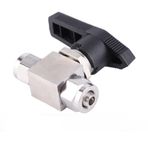 304 Paslanmaz çelik, bilyalı Valfte Düz, su Hava Borusu Için hızlı Bükülme Valfi, Uzun Süreli kullanımlı 6mm/8mm/10mm/12mm, Pnömatik Ekipmanlarda Yaygın Olarak Kullanılır