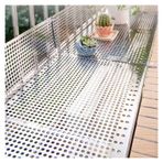 304 Paslanmaz Çelik Delikli Levha, Kedi Balkon Ağları, Korkuluk Bahçe Sızdırmaz Mesh Pedi, Düşmez/Hırsızlığa Karşı Çit Ağı, Metal Hasır Levha Ekran, Dekoratif Izgaralar (Renk: Gümüş-1 mm, Boyut: