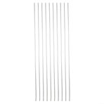 304 Paslanmaz Çelik TIG Kaynak Tel Çubukları: Düşük Sıçrama, Metal Üretimi için Pürüzsüz Besleme. Boyutlar 1.6/2.0/2.5/3.2mm. Gümüş Kaplama. 10'lu Paket (3.2mm)