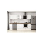 305X210 Cm Klasik Mebran Mutfak Dolabı Beyaz Beyaz M-E90S45S50-3 Mebran | Beyaz - Mdf
