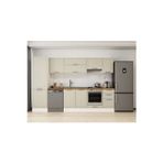 305X210 Cm Klasik Mebran Mutfak Dolabı Beyaz Beyaz Mb-E80B60S45-1 Mebran | Kumtaşı - Mdf