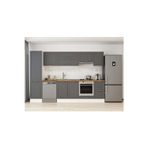 305X210 Cm Klasik Mebran Mutfak Dolabı Beyaz Beyaz Mb-E90B50S45-1 Mebran | Antrasit - Mdf