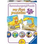 30743 Inşaatçı Hayvanlar Çocuk Puzzle, 9x2 Parça