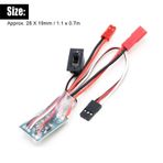 30A 4-8 V ESC Fırça Hız Kontrol Cihazı Hız Kontrol Cihazı İki Yönlü Fırça ESC Araba Tekne Için RC Araba Tekne Aksesuarı (Frenli)