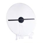 30cm 3D Fan Hologram Projektör, Wifi LED Burcu Holografik Lamba Oynatıcı Masaüstü Reklam Ekranı, Destek Görüntüleri ve Video,A