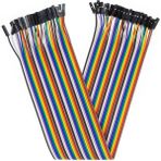 30CM 40 Pin Dişi Dişi Dupont Kablo Ayrılabilir 2.54MM 10 Renk Breadboard Atlama Kablosu Jumper Test
