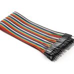 30CM 40 Pin Erkek Erkek Dupont Kablo Ayrılabilir 2.54MM 10RENK Breadboard Atlama Kablosu Jumper Tes