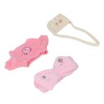 30cm peluş Bebek Kıyafeti, Sevimli Pembe örgü Kazak, Yumuşak Kafa bandı, çapraz Gövde çantası, Giyinme oyunları Için Kolay Giysiler Ve Aksesuarlarla doldurulmuş Hayvan Oyuncak