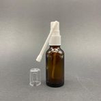 30ML Kahverengi Ağız Spreyli Şişe, 24 Adet, Oral Sprey, Ecza Şişesi, Boş Cam Şişe