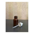 30Ml Kahverengi Cam Ecza Şişesi Plastik Damlalıklı Çubuklu, 10 Adet, Ecza Şişesi, Cam Şişe, Amber Şişe,Kozmetik Şişe