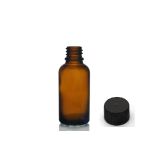 30ML Kahverengi Cam Şişe Düz Kapaklı, 12 Adet, Cam Şişe, Esans Şişesi, Yağ Şişesi, Kozmetik Şişesi
