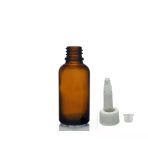 30ml kahverengi cam şişe getamisin kapak, 24 adet, plastik üstten damlalıklı şişe, damlatmalı şişe, damlatıcı şişe