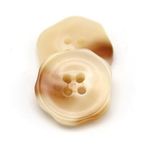30mm Çiçek Boynuz Reçine Düğmeler Dikiş Kadın Ceket Kaban Kazak El Yapımı Büyük Dekoratif DIY Aksesuarları (Color : Beige, Size : 38mm 6pcs)