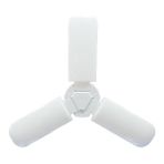 30W Pervane LED Ampul 6500K Beyaz Işık E27 Duy - Günışığı - Beyaz
