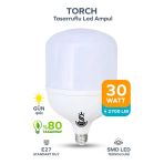 30W Tasarruflu E27 Sarı Işık Torch Led Ampul 1 Adet