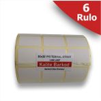 30X20 Yanyana 3'lü Termal Etiket | 6 Rulo Barkod Etiketi