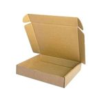 30X26x5,5Cm Cift Oluklu Kilitli Kutu - Kraft