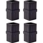 30x30 Mm Profil Için Plastik Ara Bağlantı Takozu 70 Mm Siyah 4 Adet