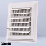 30x40 Plastik Wc Banyo Menfezi - Beyaz