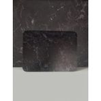 30X40CM - Buzlu Cam, Siyah Mermer, Kesme Tahtası - Sunumluk - 0 - 99 ml